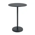 Muuto Linear Steel Round Outdoor Café Table - MLINSCTO2741-BLCK