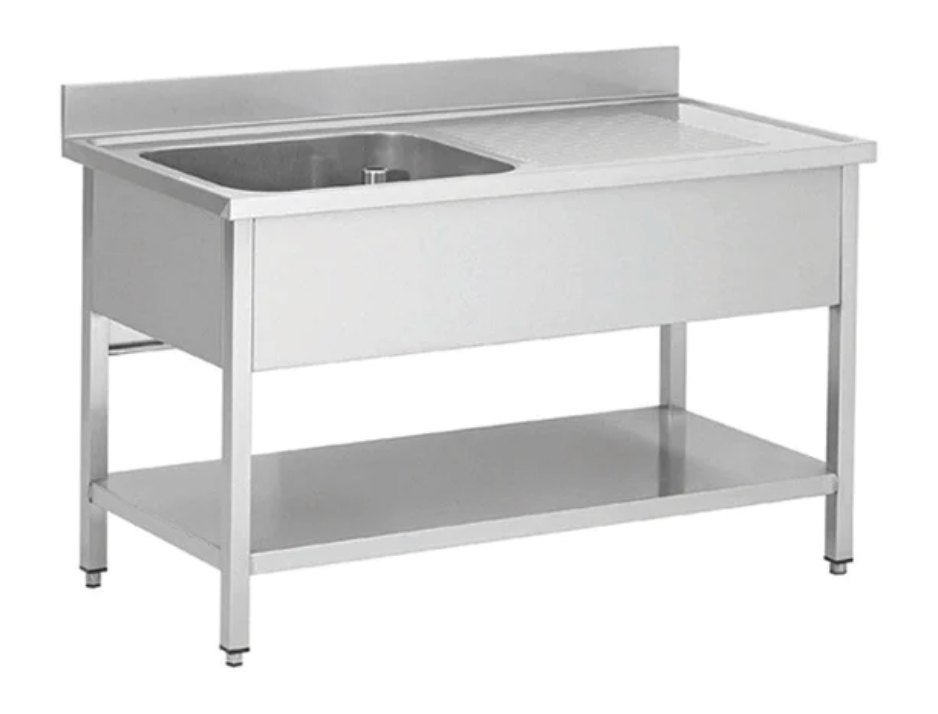 Gastrospüle Spültisch Spülbecken Spüle Spühle Spültheke 1 Becken 1000x700x850 mm Image
