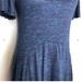 Anthropologie Dresses | Anthropologie Dolan Navy Blue Marled Asymmetrical Hem Dress Size Xs | Color: Blue | Size: Xs