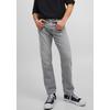 Loose-fit-Jeans JACK & JONES "JJICHRIS JJORIGINAL SBD 921 SN", Herren, Gr. 33, Länge 32, grau (grau denim), Denim/Jeans, Obermaterial: 100% Baumwolle, Abriebeffekte, modisch, loose fit knöchellang, Jeans