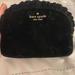 Kate Spade Bags | Black Velvet Kate Spade Clutch | Color: Black/Gold | Size: Os