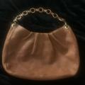 J. Crew Bags | J. Crew Tan Light Brown Leather Hobo Bag With Chain And Leather Handle/Strap | Color: Brown/Tan | Size: Os