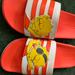 Adidas Shoes | Lisa Simpson Adidas Slides | Color: Orange/White | Size: 8