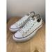Converse Shoes | Converse Chuck Taylor All Star Ox White Canvas Low Top Casual Sneakers Size 5 | Color: Red/White | Size: 7