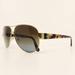 Tory Burch Accessories | Euc Authentic Tory Burch Gold Frame Tortoise Shell Aviators | Color: Black/Blue/Brown/Gold | Size: Os