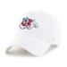 Men's '47 White Fresno State Bulldogs Vintage Clean Up Adjustable Hat