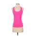 Athleta Active Tank Top: Pink Activewear - Women's Size 2X-Small