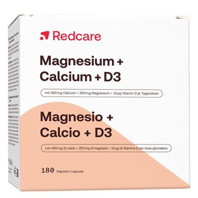 Magnesium+Calcium+D3 RedCare Kapseln 180 St Image