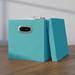 Rebrilliant Fabric Box Set Fabric in Blue | 11 H x 11 W x 11 D in | Wayfair WFBS1512 31457703