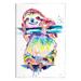 Stupell Industries Fun Rainbow Sloth Wildlife Giclee Art By Jen Seeley Wood in Blue/Brown/Pink | 15 H x 10 W x 0.5 D in | Wayfair as-985_wd_10x15