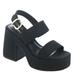 Steve Madden Valory - Womens 10 Black Sandal Medium