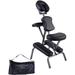 Inbox Zero Portable Massage Tattoo Chair w/ Carrying Bag Metal in Black | 47 H x 19 W x 30 D in | Wayfair C1057674C02E4EA08FA8703F1A71CE4D