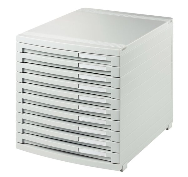 HAN Schubladenbox CONTUR lichtgrau B4 10 Schübe geschlossen Image