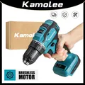 Kamolee-Perceuse à percussion électrique sans balais tournevis électrique sans fil outils