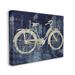Stupell Industries Rustic Bicycle Brushed Silhouette Canvas Wall Art By Amanda Wade Canvas in White | 36 H x 48 W x 1.5 D in | Wayfair