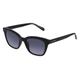 Fossil 2126/G/S Damen-Sonnenbrille Vollrand Butterfly Kunststoff-Gestell, schwarz