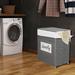 Gracie Oaks Laundry Hamper Plastic in Gray | 21.26 H x 17.72 W x 12.3 D in | Wayfair 74AC4675DAEF4F41B5388EE17DFA2A13