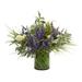 Primrue Mixed Floral Arrangement in Vase Polysilk, Glass | 19 H x 22 W x 22 D in | Wayfair 52C3102E97B644CB82FF204108DEB1A5