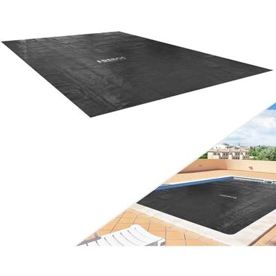 Wärmeplane Solarfolie Solarplane Solarheizung Pool Heizung 120mic schwarz 2,6 x 1,6 m - schwarz