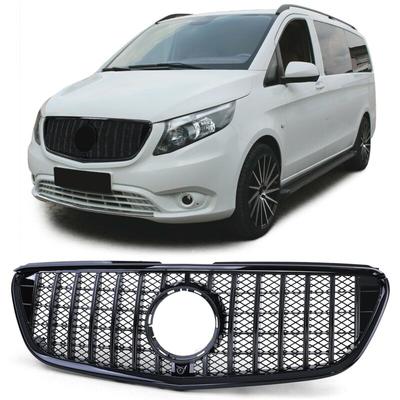 Kühlergrill - Mercedes Vito W447 14-19 - Glänzend schwarz - Sportlicher Look