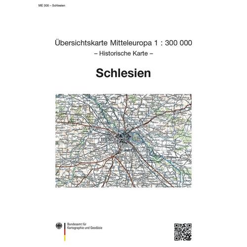 Schlesien 1 : 300 000, Karte (im Sinne von Landkarte)