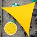 12 x 12 x 12 Yellow Triangle Waterproof Sun Shade Sail Canopy