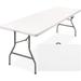 8 ft. Multi-Functional Fold-in-Half Table with Durable Resin Surface - 1