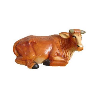 33.5" Brown Sitting Ox Christmas Nativity Figurine