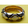 Vintage Bracelet Enamel Zigzag K.j.l. 1960S