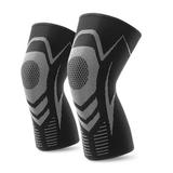 Knee Braces Sleeves for Knee Pain Knee Support Women Men - Compression Knee Brace for Working Out High Stretch Knee Pads for Meniscus Tear Arthritis Joint Pain Black purple Black and gray Mï¼ŒG4929