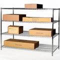 Chrome Wire Shelving with 4 Shelves - 36 d x 60 w x 64 h (SC366064-4)