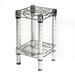 Shelving Inc. 8 d x 8 w Chrome Wire Shelving with 2 Tier Shelves Weight Capacity 800lbs Per Shelf