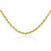 GOLD CHAINS ROPE SOLID DIAMOND CUT GOLD CHAIN 1 MM : 14K 20