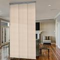 InStyleDesign Parchment 3-Panel Single Rail Panel Track / Room Divider / Blinds 28 -43 W x 91.4 H Panel width 15.75