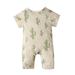 Gubotare Winter Jumpsuit For Baby Boy Baby Boys Short Sleeve Bodysuit 5 Pack Baby Clothes One Piece Multipack Green 3 Months