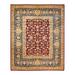 Hand-Knotted Wool Oriental Traditional Red Area Rug 8 2 x 10 2