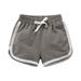 B91xZ Toddler Shorts Summer Baby Girls Boys Shorts Cotton Active Running Sleeping For Toddler Kids Big Girl s Boy s Grey Size 7-8 Years