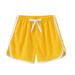 B91xZ Flowy Shorts Toddler Boys Girls Solid Sport Shorts Kids Beach Shorts Yellow Size 5 Year