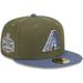 Men's New Era Olive/Blue Arizona Diamondbacks 59FIFTY Fitted Hat