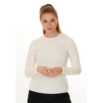 Funktionsshirt ENDURANCE "Leah", Herren, Gr. 38, weiß, 93% Polyester, 7% Elasthan, meliert, casual, normal, Rundhals, Langarm, Shirts, mit reflektierenden Details Image