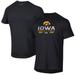 Men's Under Armour Black Iowa Hawkeyes Track & Field Tech T-Shirt