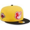 Men's New Era Yellow/Black Baltimore Orioles Grilled 59FIFTY Fitted Hat