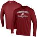 Men's Under Armour Crimson Washington State Cougars Track & Field Performance Long Sleeve T-Shirt