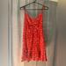 Free People Dresses | Free People Red Floral Mini Sundress | Color: Pink/Red | Size: S