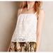 Anthropologie Tops | Anthropologie Hd In Paris Eyelet Tank Top White Color Tie Straps Sz Xs | Color: White | Size: Xs