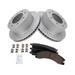 2011-2019 Chevrolet Silverado 2500 HD Rear Brake Pad and Rotor Kit - TRQ