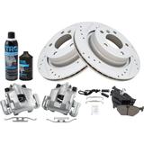 2000 BMW 323i Rear Brake Pad Rotor and Caliper Set - TRQ