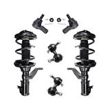 2002-2004 Acura RSX Front Strut Coil Spring Sway Bar Link Tie Rod End Kit - Detroit Axle
