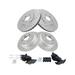 2001-2006 Chrysler Sebring Front and Rear Brake Pad and Rotor Kit - TRQ BKA21224