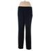 Fabrizio Gianni Casual Pants - High Rise Straight Leg Boyfriend: Blue Bottoms - Women's Size 12